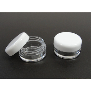 small jars and covers for small quantities of products
