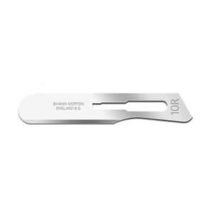 Dermaplaning Blades No.10R - Box Of 100 Stainless Steel Replacement Blades